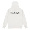 Estampado com letras, estilo desportivo para casal, amarelo creme