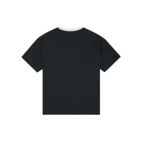Estampado Desportivo Manga Curta Preto
