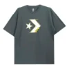 Fotos Camiseta de manga curta Unissexo Cinza