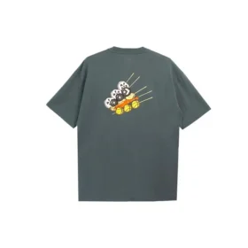 Fotos Camiseta de manga curta Unissexo Cinza