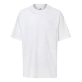 FW20 Estilo para casal com gola redonda e manga curta “Branco”