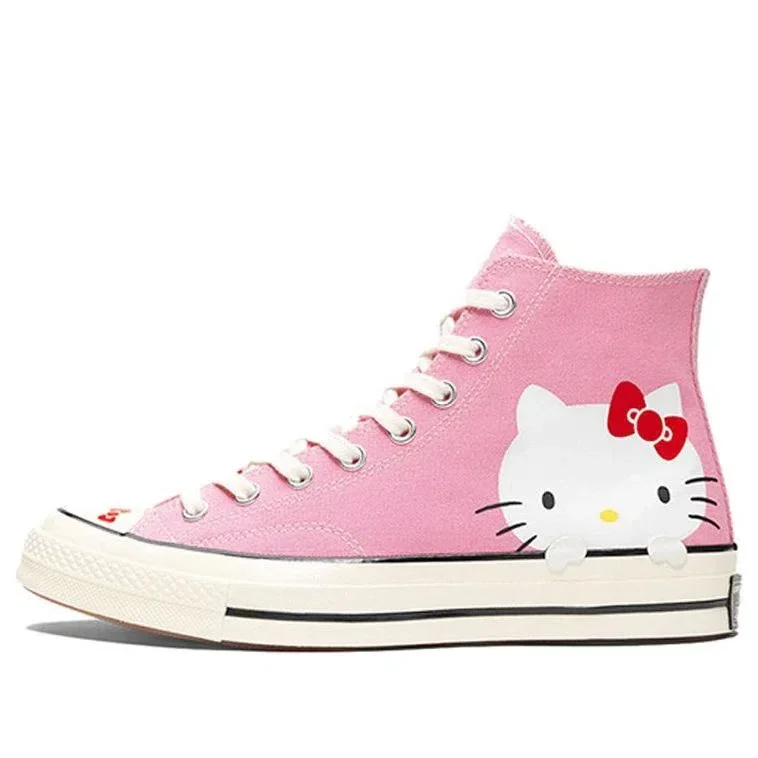 Hello Kitty x Chuck 70 Canvas Hi Top “Prism Pink” Hello Kitty x Chuck 70 Canvas Hi Top “Prism Pink”