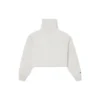 HIGH NECK MOCK Crew Branco CREAM