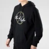 Hoodie com capuz e patch Chuck desconstruído Tamanhos asiáticos “Preto”