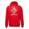 Hoodie com Chevron de Estrelas Tamanhos Asiáticos “Vermelho”