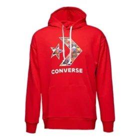 Hoodie com Chevron de Estrelas Tamanhos Asiáticos “Vermelho” Hoodie com Chevron de Estrelas Tamanhos Asiáticos “Vermelho”
