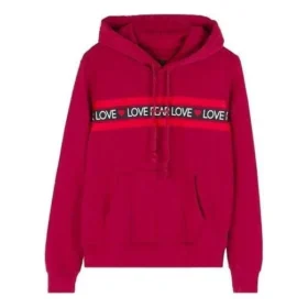 Hoodie com Estampado “Love the Progress” Tamanhos Ásia “Vermelho” Hoodie com Estampado “Love the Progress” Tamanhos Ásia “Vermelho”