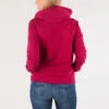 Hoodie com Estampado “Love the Progress” Tamanhos Ásia “Vermelho”