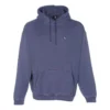 Hoodie com patch de ténis de corte largo Tamanhos asiáticos “Azul”