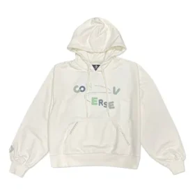 Hoodie com Ponto de Cadeia Tamanhos Asiáticos “Beige” Hoodie com Ponto de Cadeia Tamanhos Asiáticos “Beige”