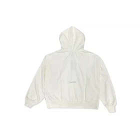 Hoodie com Ponto de Cadeia Tamanhos Asiáticos “Beige” Hoodie com Ponto de Cadeia Tamanhos Asiáticos “Beige”