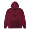 Hoodie Cozy Utility Tamanhos asiáticos “Burgundy”