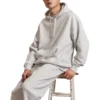 Hoodie Gold Standard Tamanhos asiáticos “Light Gret Heather”