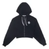 Hoodie Retro Chuck com fecho completo Tamanhos asiáticos “Preto”