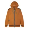 Hoodie UTILITY FULL ZIP Tamanhos asiáticos “Castanho Soba Escuro”