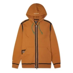 Hoodie UTILITY FULL ZIP Tamanhos asiáticos “Castanho Soba Escuro”