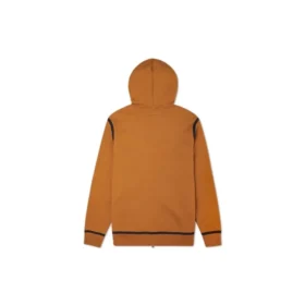 Hoodie UTILITY FULL ZIP Tamanhos asiáticos “Castanho Soba Escuro”