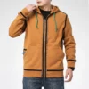 Hoodie UTILITY FULL ZIP Tamanhos asiáticos “Castanho Soba Escuro”