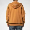 Hoodie UTILITY FULL ZIP Tamanhos asiáticos “Castanho Soba Escuro”