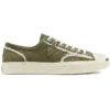 Jack Purcell em couro com forro de pele sintética “Green White”