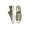 Jack Purcell em couro com forro de pele sintética “Green White”