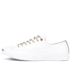 Jack Purcell Sapatilhas baixas antiderrapantes e resistentes ao desgaste para skate e uso casual Unissexo Branco