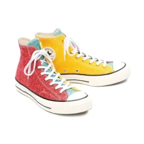JW Anderson x Chuck 70 Hi “Glitter Pack – Cherry Sulphur”