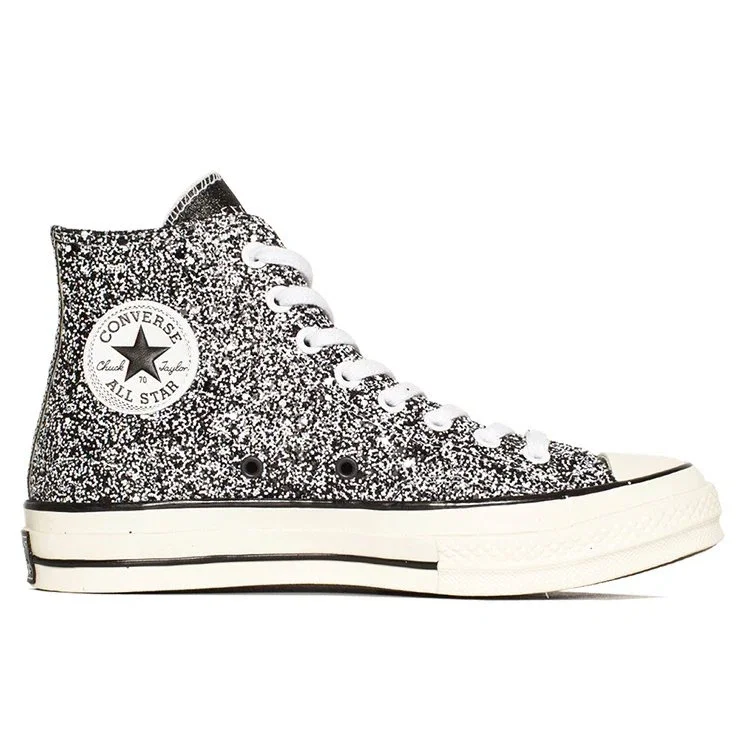 JW Anderson x Chuck 70 Hi “Glitter Pack – Preto Multicolor” JW Anderson x Chuck 70 Hi “Glitter Pack – Preto Multicolor”