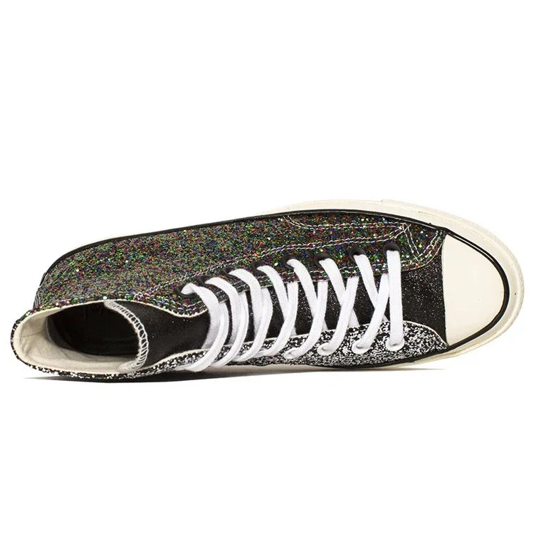JW Anderson x Chuck 70 Hi “Glitter Pack – Preto Multicolor” JW Anderson x Chuck 70 Hi “Glitter Pack – Preto Multicolor”
