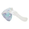Mochila leve tipo sling “Branco Roxo”