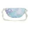 Mochila leve tipo sling “Branco Roxo”