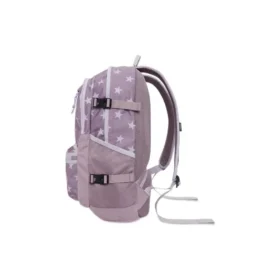 Mochila Straight Edge “Lila Estrelado”