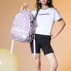 Mochila Straight Edge “Lila Estrelado”