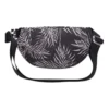 Mochila tipo sling com estampado “Preto Cinza”
