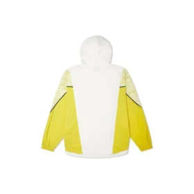 Moletom com capuz casual desportivo em cores contrastantes Branco