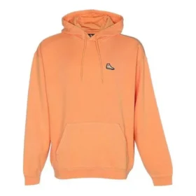 Moletom com capuz de corte largo com patch Go-To Sneaker Tamanhos asiáticos “Pink Orange”