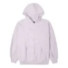 Moletom com capuz de malha com logótipo bordado roxo