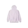 Moletom com capuz de malha com logótipo bordado roxo