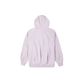 Moletom com capuz de malha com logótipo bordado roxo Moletom com capuz de malha com logótipo bordado roxo