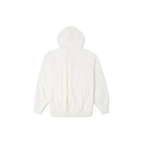 Moletom com capuz de malha solta Branco cremoso Moletom com capuz de malha solta Branco cremoso