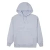 Moletom com capuz largo com logótipo Chuck 70 bordado cinzento azul
