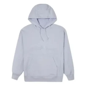 Moletom com capuz largo com logótipo Chuck 70 bordado cinzento azul