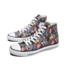 One Piece x Converse Chuck Taylor All Star 100 PT HI Tênis de Lona Multicolor