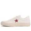 One Star J EB LEATHER “Branco Vermelho Carmesim”