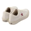 One Star J EB LEATHER “Branco Vermelho Carmesim”