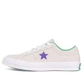 One Star Ox Grand Slam Suede para homem “Branco/Roxo/Verde