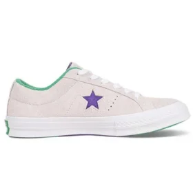 One Star Ox Grand Slam Suede para homem “Branco/Roxo/Verde
