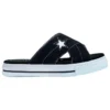 One Star Sandal Slip “Preto Branco”