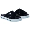 One Star Sandal Slip “Preto Branco”