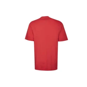 Padrão de Estampado Manga Curta Vermelho